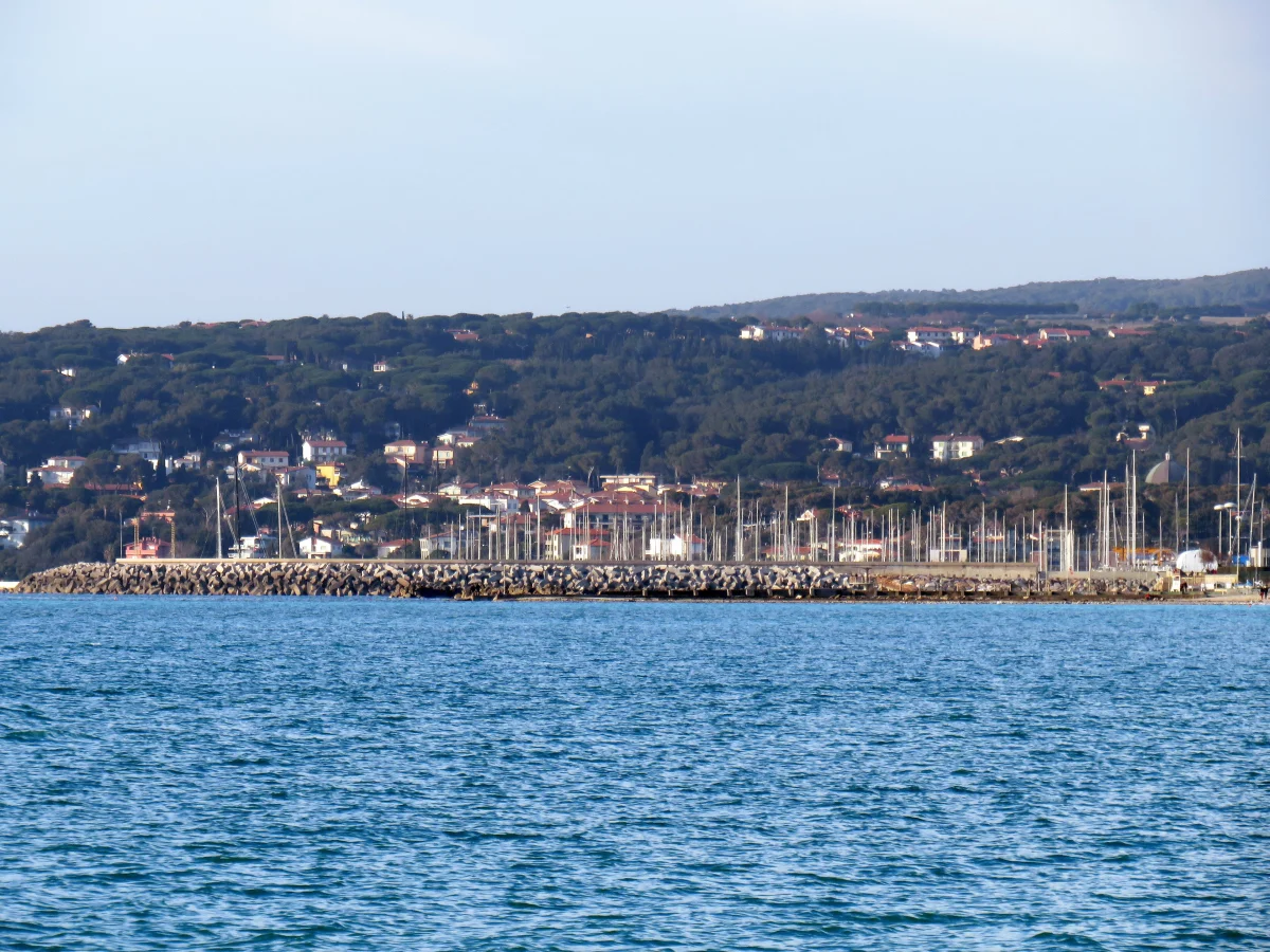 Veduta della costa di Castiglioncello