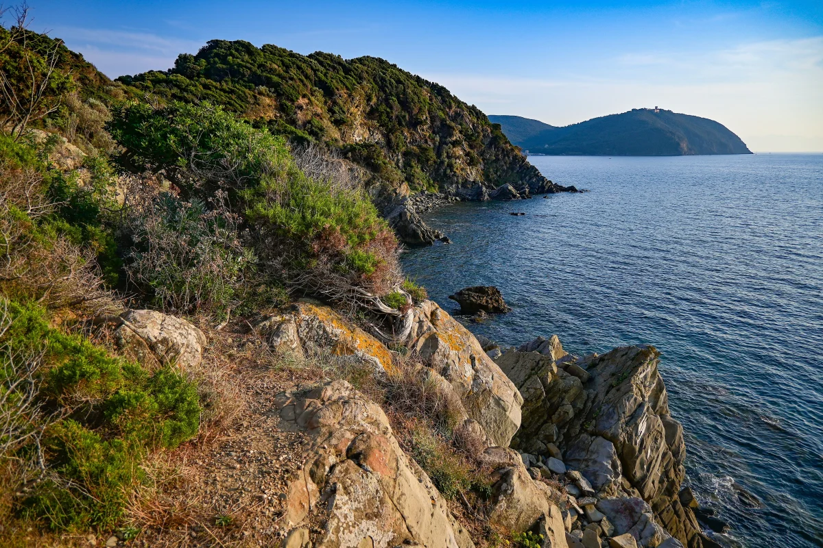 Veduta della costa di Castiglioncello