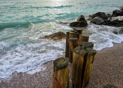Veduta della costa di Castiglioncello