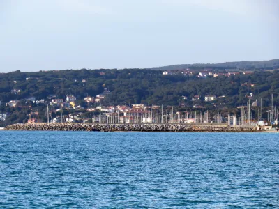 Veduta della costa di Castiglioncello
